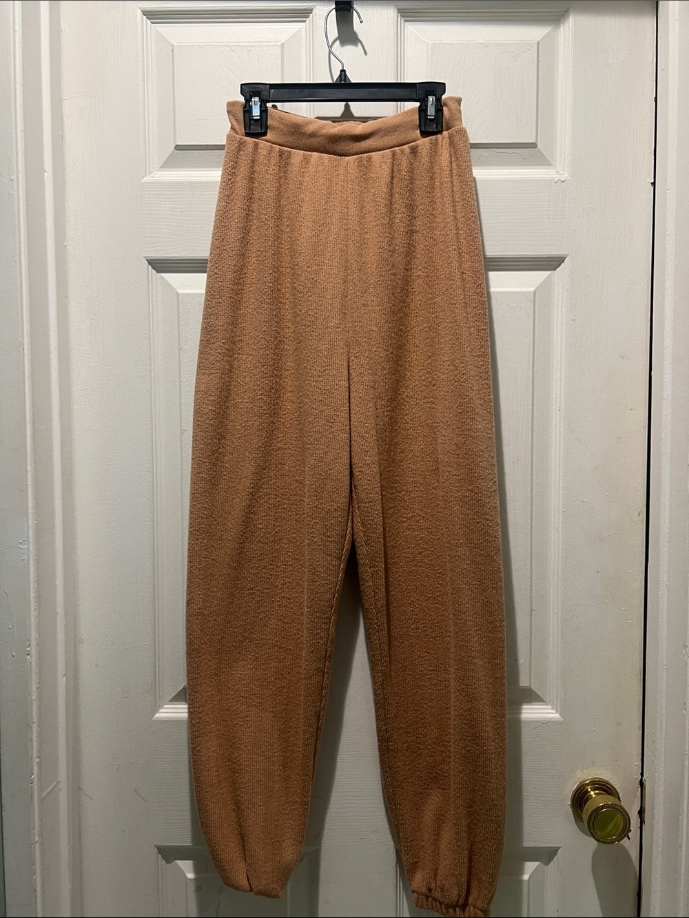 SKIMS Camel Cozy High-Waist Joggers